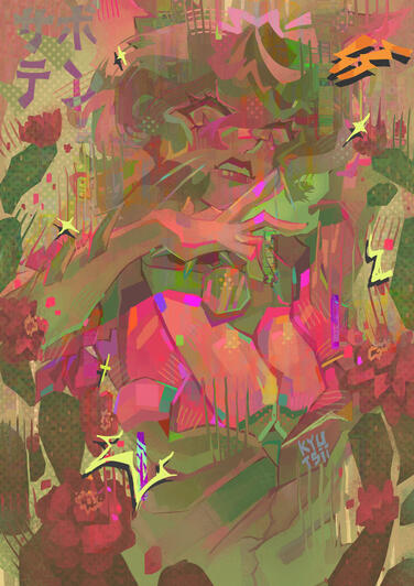 cactus cat girl cactus cat girl
