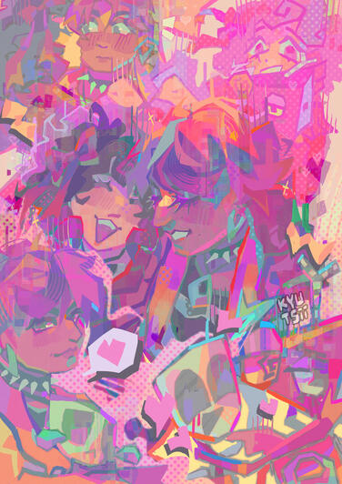 Gangle and Zooble as humans Gangle and Zooble as humans