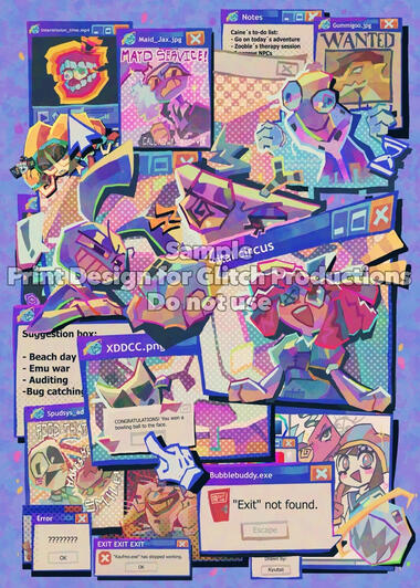 Official The Amazing Digital Circus Art for Glitch Productions Official The Amazing Digital Circus Art for Glitch Productions